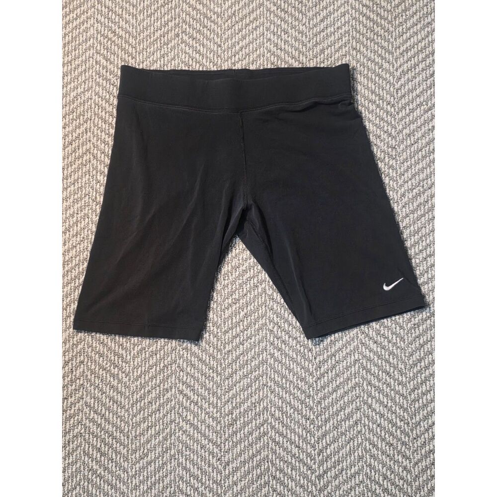 Nike Women's Size XS Black Elastic Waist Essential Bike Athletic Shorts